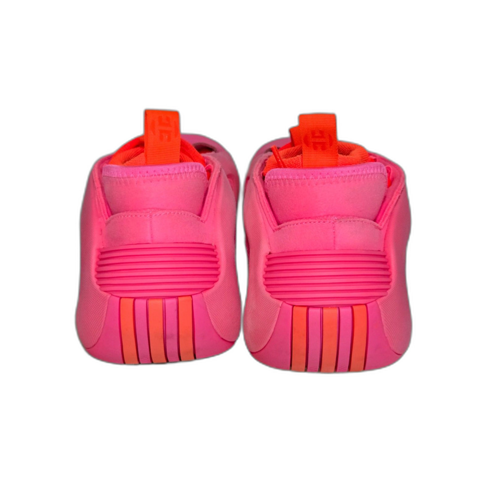 Adidas Harden Vol 8 Flamingo Pink Shoes | Men's Size 8.5 | Lucid Pink Solar Red - Picture 4 of 11